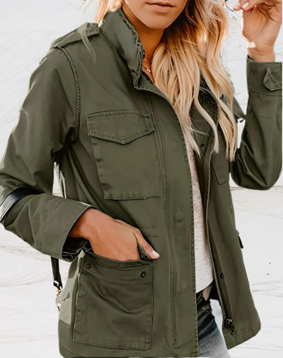 Thilde - Casual Utility Jacket Elegant