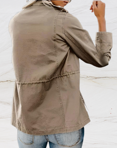 Thilde - Casual Utility Jacket Elegant